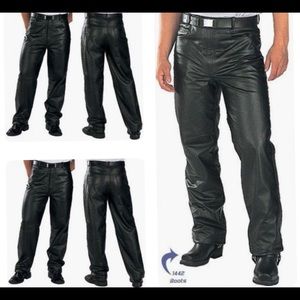 Men’s Joe Rocket Leather ZIP Pants Size 36